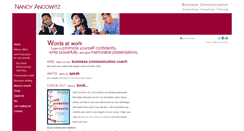 Desktop Screenshot of nancyancowitz.com